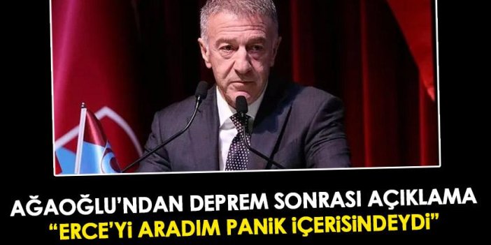 Trabzonspor'da Ahmet Ağaoğlu, Erce Kardeşler'le olan görüşmesini anlattı! 'Panik içerisindeydi'