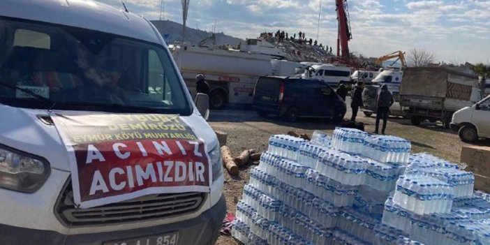 Bayburt'tan depremzedeler için yola çıkan araç Gaziantep'e ulaştı