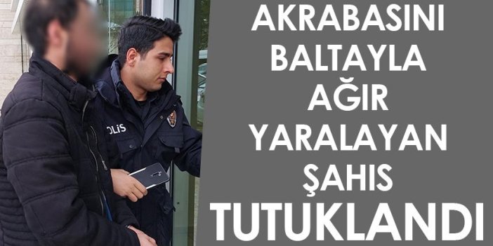 Samsun'da akrabasını ağır yaralayan şahıs tutuklandı