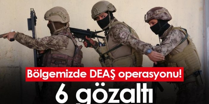 Samsun'da DEAŞ operasyonu! 6 gözaltı