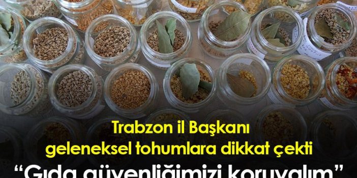 CHP Trabzon İl Başkanı Demiröz: “Geleneksel tohumlara sahip çıkmalıyız”