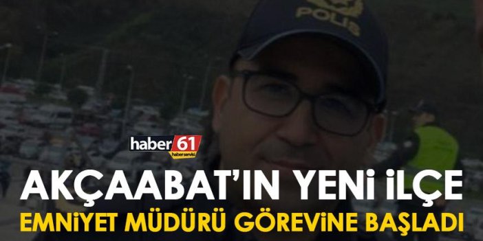 Trabzon'da Akçaabat’ın yeni ilçe emniyet müdürü Ahmet Elvan oldu