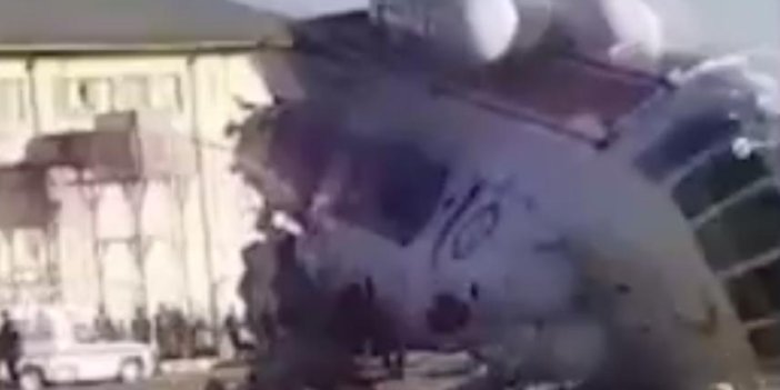 İran'da Bakan taşıyan helikopter düştü! 1 ölü 15 yaralı