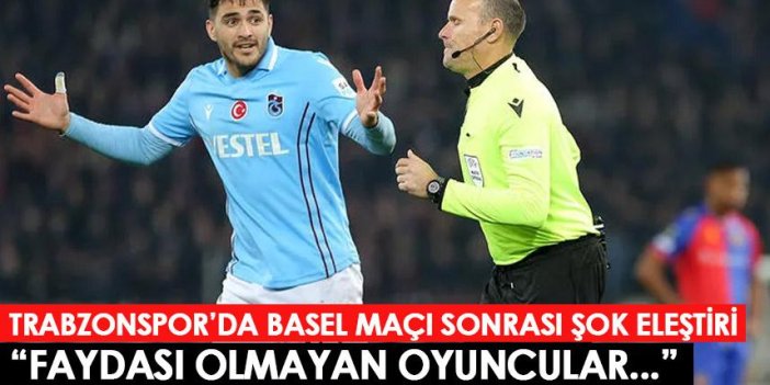 Trabzonspor'un Basel maçı sonrasında Ali Sürmen’den şok eleştiri: Yazık!