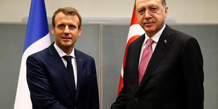 Macron'dan Türkçe paylaşım! Cumhurbaşkanı Erdoğan ile görüşmesinin detaylarını paylaştı