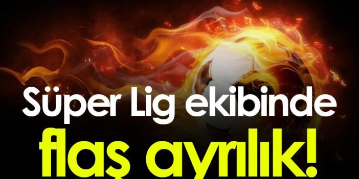 Süper Lig ekibi Alanyaspor'da flaş ayrılık!