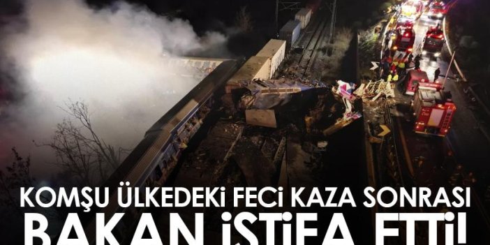 Yunanistan'daki tren kazası sonrası Bakan istifası geldi