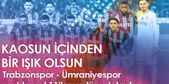 Trabzonspor – Ümraniyespor maçı saat kaçta hangi kanalda?