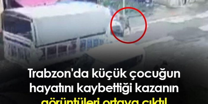 Trabzon'da kazanın görüntüleri ortaya çıktı! İşte o anlar