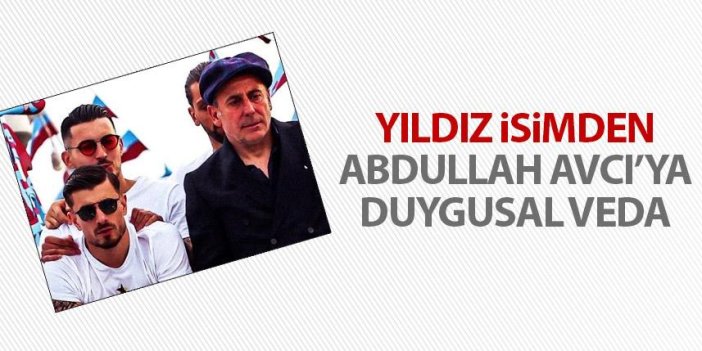 Trabzonspor'da Dorukhan Toköz'den Abdullah Avcı'ya duygusal veda