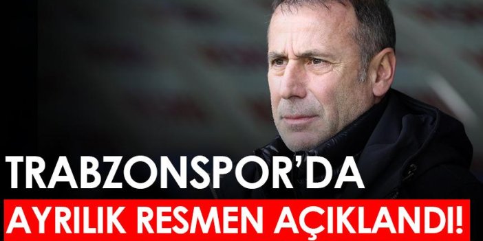 Trabzonspor'da ayrılık resmen açıklandı!
