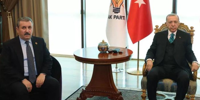 Cumhurbaşkanı Erdoğan, BBP Genel Başkanı Mustafa Destici ile görüştü