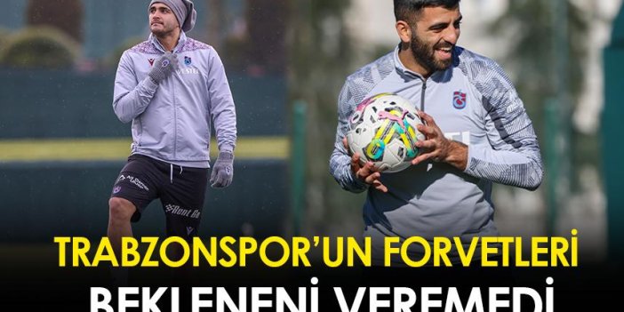 Trabzonspor’un forvetleri bekleneni veremedi
