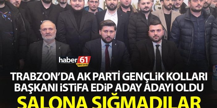 AK Parti Trabzon Gençlik Kolları Başkanı istifa etti! 