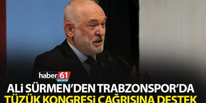 Trabzonspor'da Tüzük Kongresi çağrısına Divan Başkanı'ndan destek