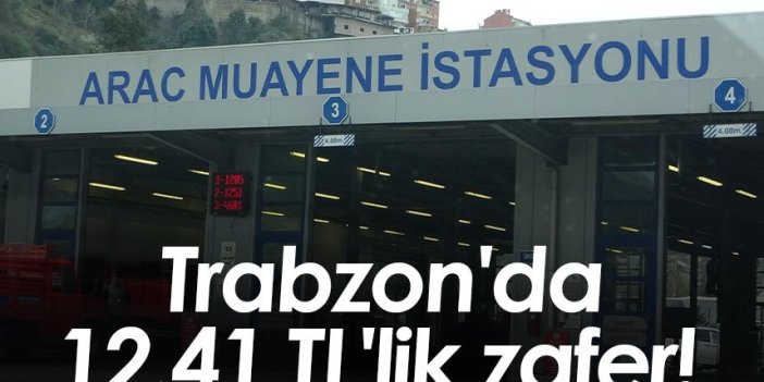 Trabzon'da 12,41 TL'lik zafer!