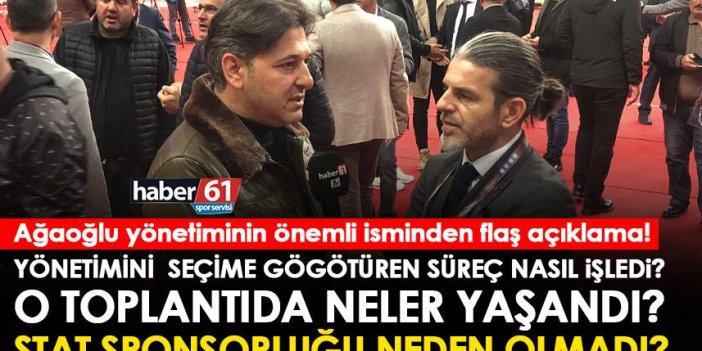 Trabzonspor kongre kararını nasıl aldı? Eski yönetici Lokman Sadıklar’dan flaş açıklamalar