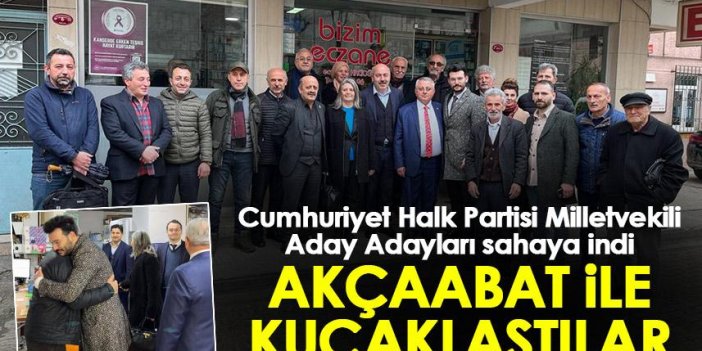 Trabzon'da Cumhuriyet Halk Partisi Milletvekili Aday Adayları sahaya indi