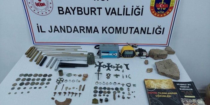 Bayburt merkezli tarihi eser operasyonunda 1 kişi tutuklandı