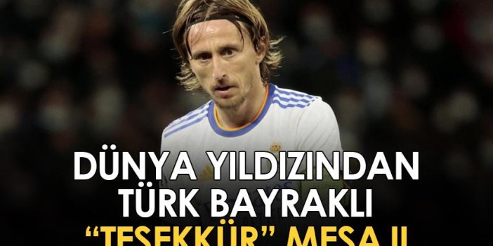 A Milli Futbol Takımımız 2-0 kaybetmişti! Dünya yıldızından Türk bayraklı teşekkür mesajı