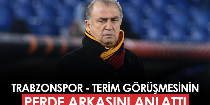 Trabzonspor ile Fatih Terim arasındaki görüşmenin perde arkasını açıkladı!