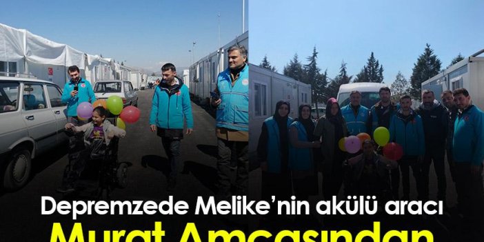 Depremzede Melike’nin akülü aracı Trabzon Büyükşehir Belediye Başkanı Zorluoğlu'ndan