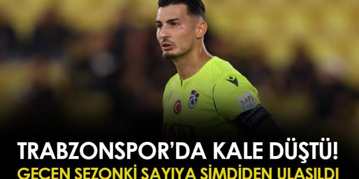 Trabzonspor'da kale düştü! Geçen sezonki sayıya şimdiden ulaşıldı