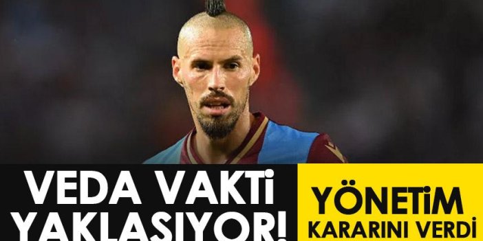 Trabzonspor'da Hamsik için veda yaklaşıyor