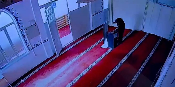 Samsun'da camide sadaka kutusundan hırsızlık