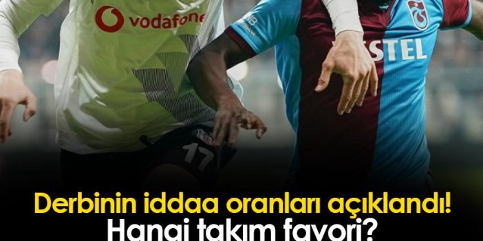 Trabzonspor - Beşiktaş maçının iddaa oranları açıklandı! Favori kim?