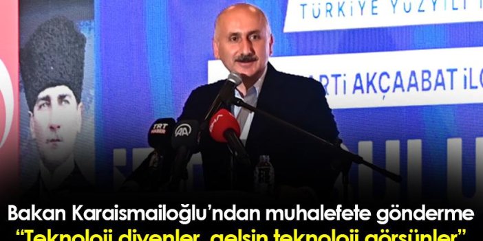 AK Parti Trabzon Milletvekili Adayı Adil Karaismailoğlu: "Teknoloji diyenler gelsin teknoloji görsünler"