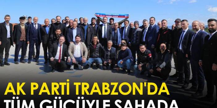 AK Parti Trabzon'da tüm gücüyle sahada