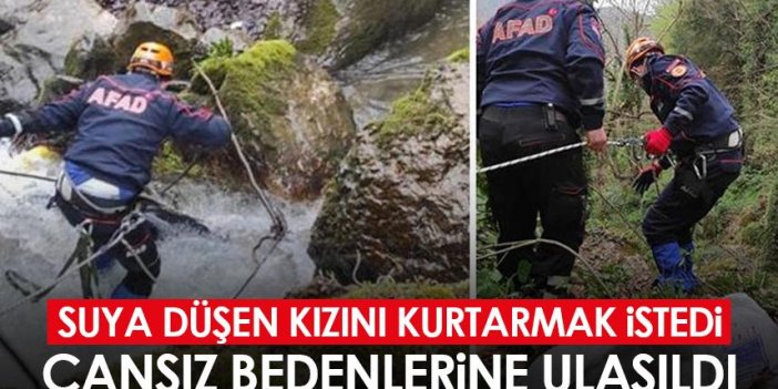 Bursa'da acı olay! Suya düşen kızını kurtarmak istedi, ikisi de hayatını kaybetti