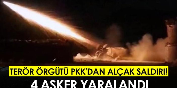 Terör örgütü PKK'dan alçak saldırı! 4 asker yaralandı