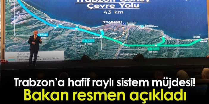 Trabzon’da bir de hafif raylı sistem müjdesi! İşte tamamlanacağı tarih