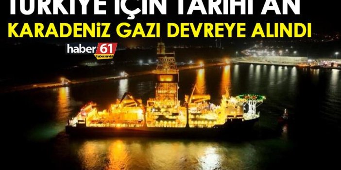 Türkiye için tarihi an! Karadeniz gazı devreye alındı