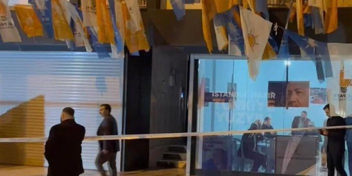 AK Parti seçim bürosu önünde havaya ateş açan iki zanlı yakalandı