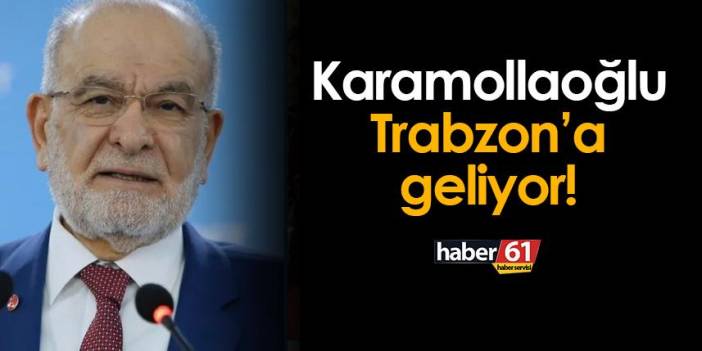 Temel Karamollaoğlu Trabzon'a geliyor