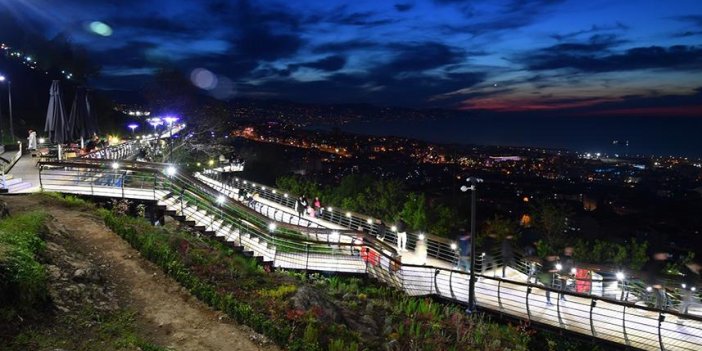 Trabzon'da tamamlanan dev proje vatandaşlar tarafından yoğun ilgi görüyor