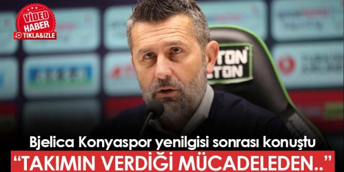 Trabzonspor'da Bjelica maç sonrası konuştu! "Takımın verdiği mücadeleden..."