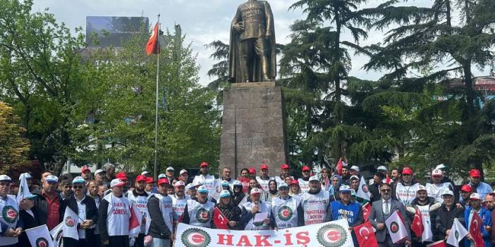 HAK-İŞ’ten Trabzon’da 1 Mayıs kutlaması