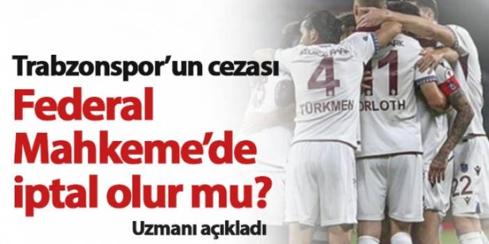 Trabzonspor'un cezası Federal Mahkeme'de iptal olur mu?