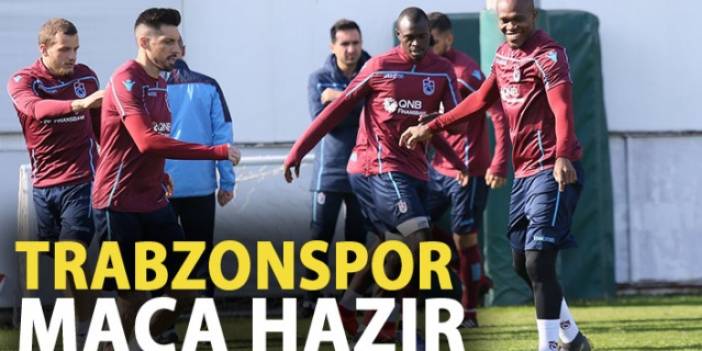 Trabzonspor Göztepe maçına hazır!