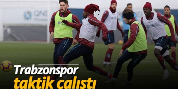 Trabzonspor Büyükşehir Belediye Erzurumspor maçı hazırlıklarını sürdürdü.