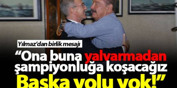 Mehmet Ali Yılmaz: Trabzonspor o ilkeye sahip çıkmalı...