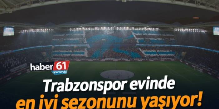 Trabzonspor evinde en iyi sezonunu yaşıyor!