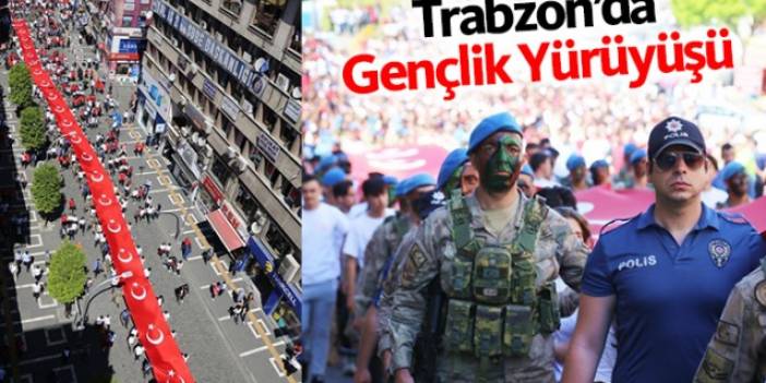 Trabzon'da Gençlik Yürüyüşü