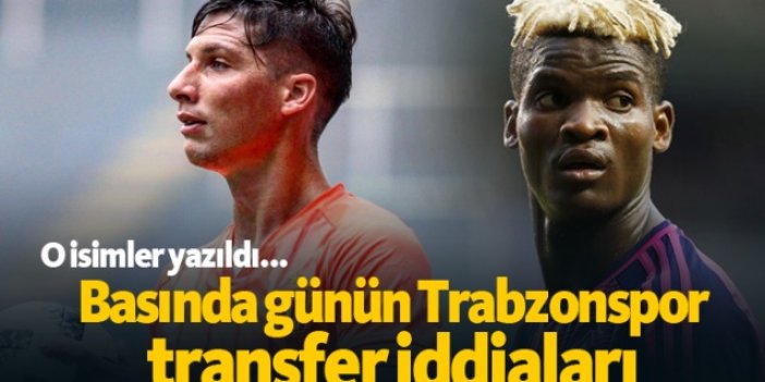 Trabzonspor transfer haberleri - 07.06.2019