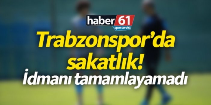 Trabzonspor'da Cafer Tosun sakatlandı