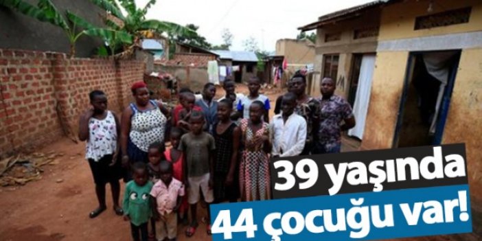 39 yaşındaki kadının 44 çocuğu var!